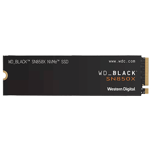 SSD Western Digital Black SN850X 2TB NVMe PCIe Gen4 M.2 7300MB/s