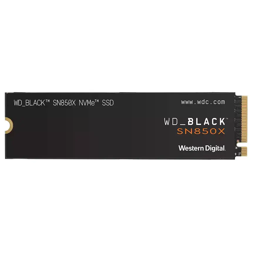 SSD Western Digital Black SN850X 2TB NVMe PCIe Gen4 M.2 7300MB/s 1