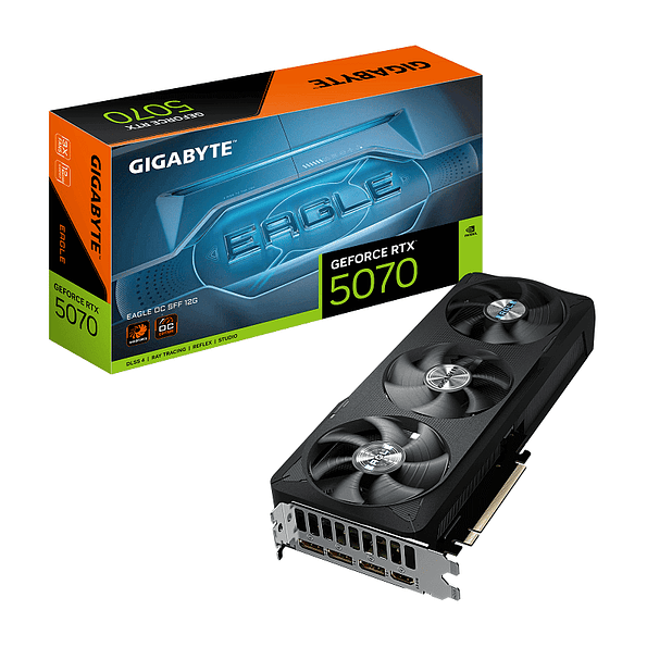 Tarjeta de Video Gigabyte RTX 5070 EAGLE OC SFF 12GB GDDR7 1