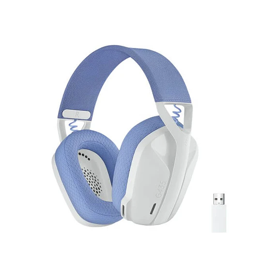 Audífonos Gamer Logitech G435 LIGHTSPEED Blanco con Bluetooth y USB 1