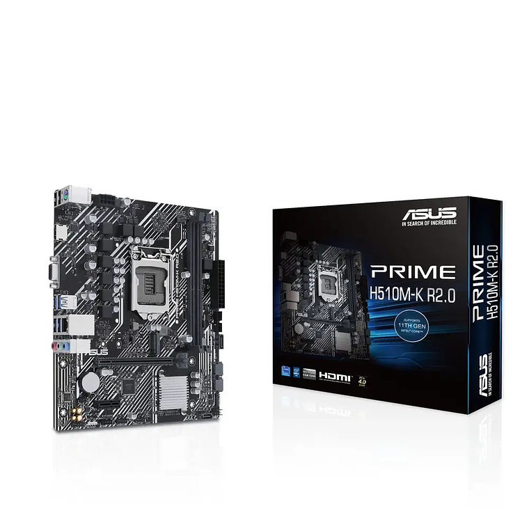 Placa Madre ASUS Prime H510M-K R2.0 | LGA1200, DDR4, mATX 1