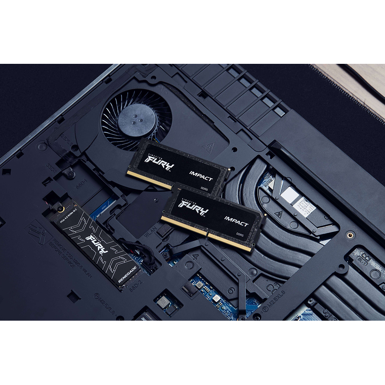 Memoria RAM Kingston Fury Impact 32GB DDR5 5600MHz CL40 SODIMM 4