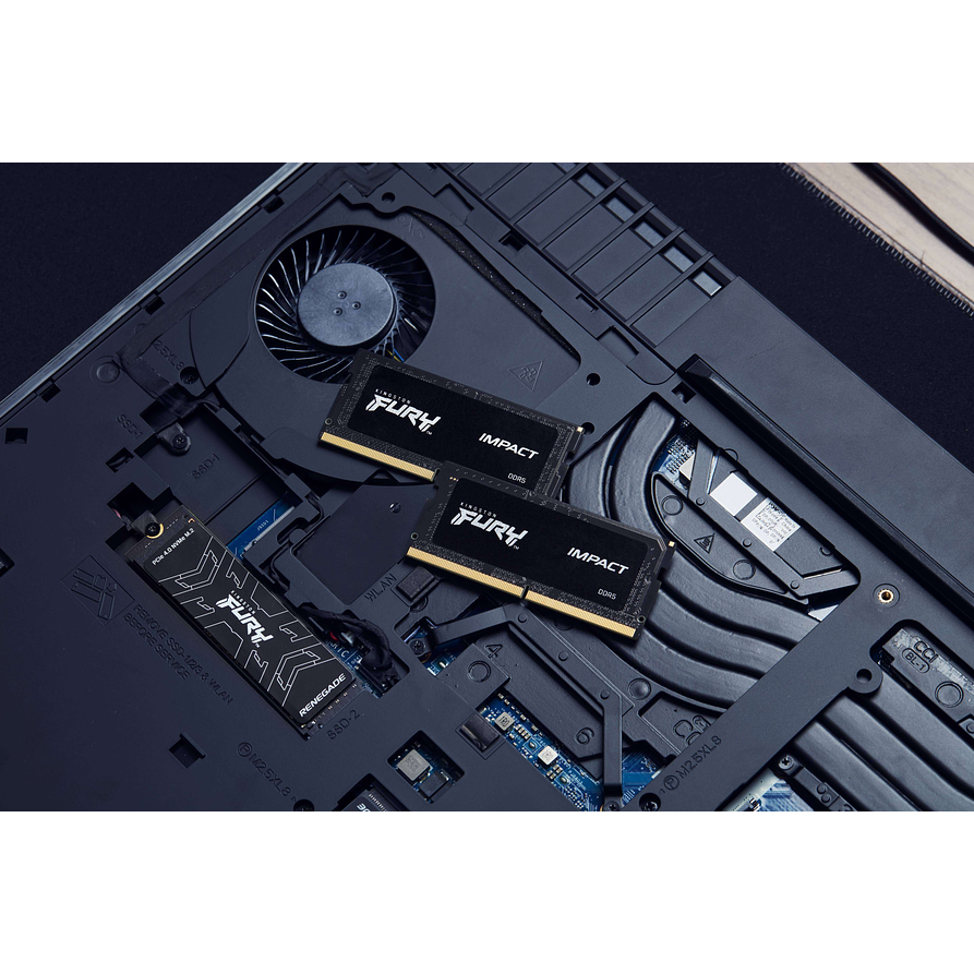 Memoria RAM Kingston Fury Impact 32GB DDR5 5600MHz CL40 SODIMM 4