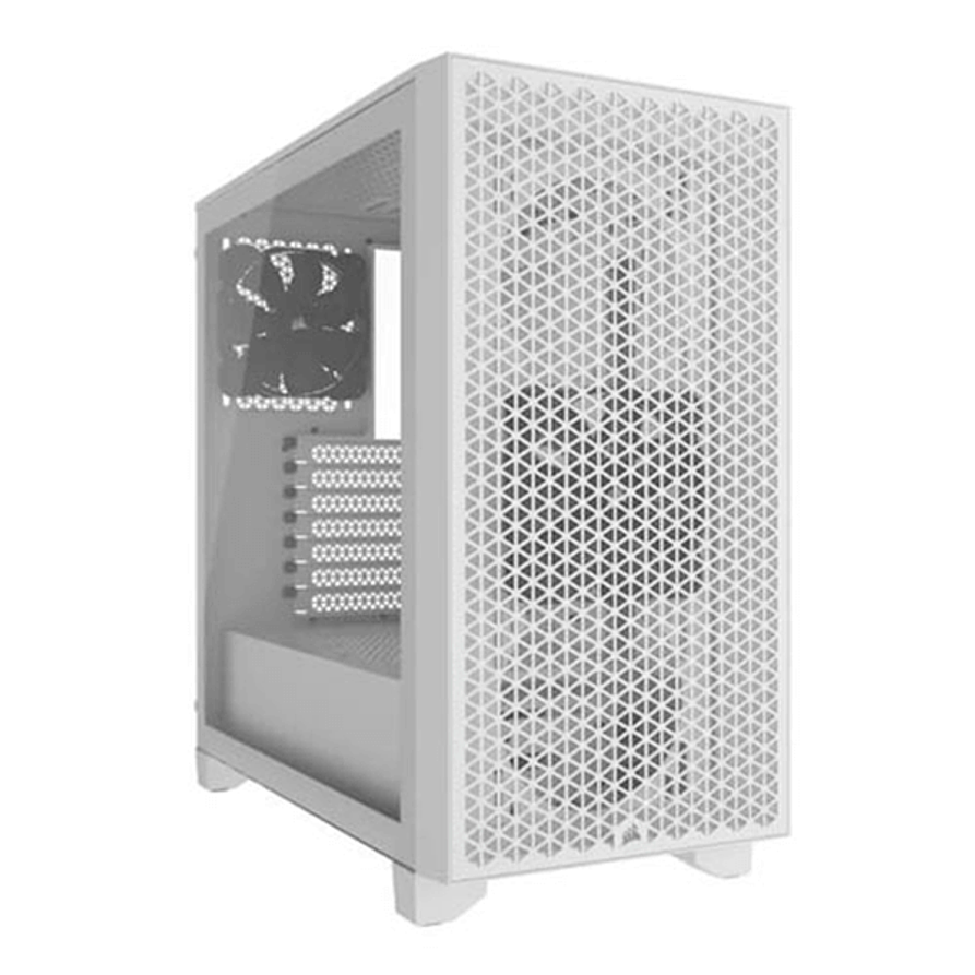 Gabinete Corsair 3000D Airflow White ATX Vidrio Templado 1