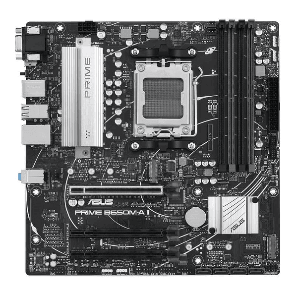 Placa Madre ASUS PRIME B650M-A II-CSM AM5 DDR5 microATX M.2 2.5G LAN 2