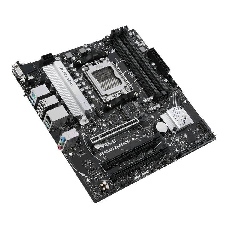 Placa Madre ASUS PRIME B650M-A II-CSM AM5 DDR5 microATX M.2 2.5G LAN 3