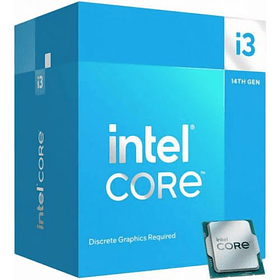 Procesador Intel Core i3-14100F 4.7GHz | 4 Núcleos, 8 Hilos + Cooler | LGA1700 14ª Gen