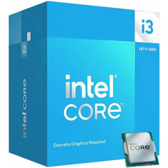 Procesador Intel Core i3-14100F 4.7GHz | 4 Núcleos, 8 Hilos + Cooler | LGA1700 14ª Gen 1