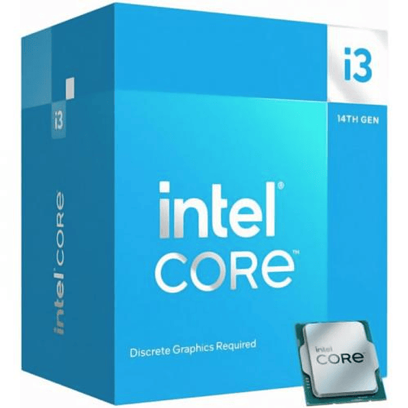Procesador Intel Core i3-14100F 4.7GHz | 4 Núcleos, 8 Hilos + Cooler | LGA1700 14ª Gen 1