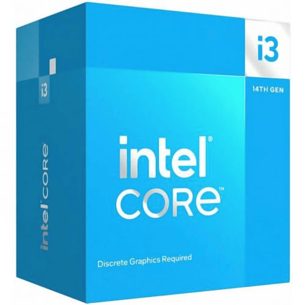 Procesador Intel Core i3-14100F 4.7GHz | 4 Núcleos, 8 Hilos + Cooler | LGA1700 14ª Gen 2