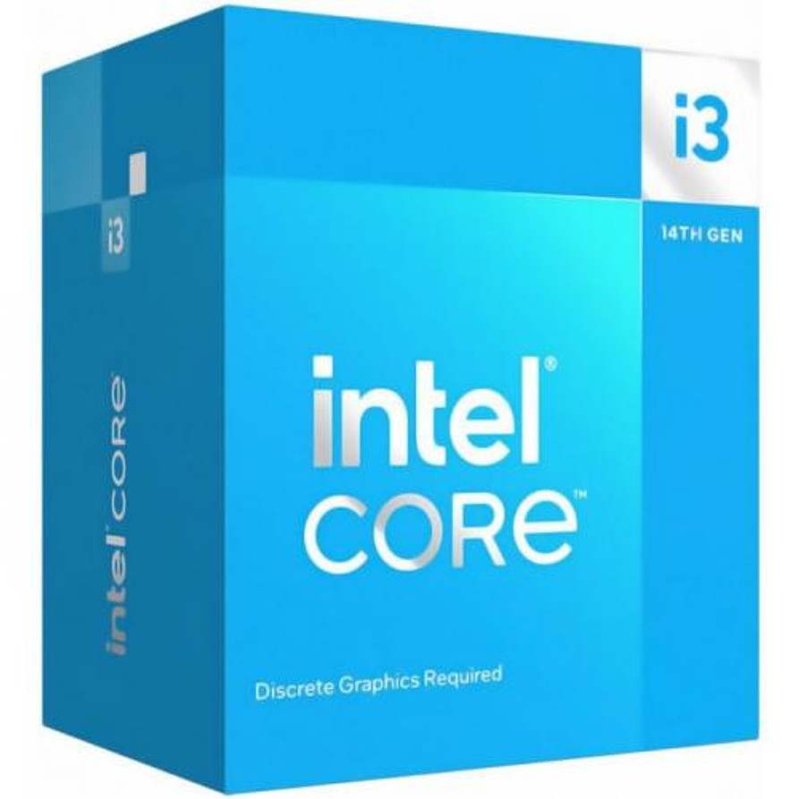 Procesador Intel Core i3-14100F 4.7GHz | 4 Núcleos, 8 Hilos + Cooler | LGA1700 14ª Gen 2