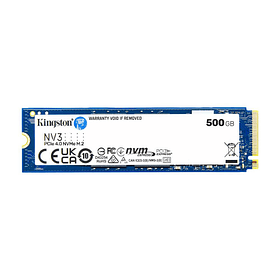 SSD Kingston NV3 500GB NVMe PCIe 4.0 R6000MB/s