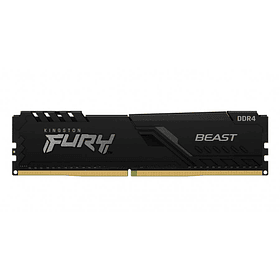 Memoria RAM Kingston FURY Beast 8GB DDR4 3200MHz CL16 – Alto Rendimiento para PC Gamer y Profesional