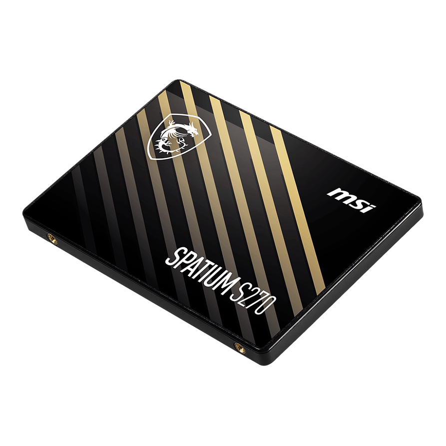Unidad SSD MSI SPATIUM S270 960GB SATA III 2.5” 3D NAND 500MB/s 3
