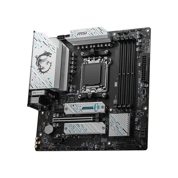 Placa Madre MSI B650M GAMING PLUS WIFI DDR5 AM5 con Wi-Fi 6E y Bluetooth 5.3 3