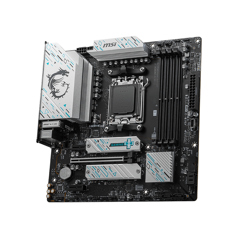 Placa Madre MSI B650M GAMING PLUS WIFI DDR5 AM5 con Wi-Fi 6E y Bluetooth 5.3 3