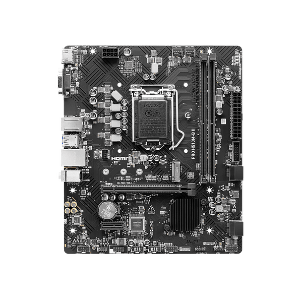 Placa Madre MSI PRO H510M-B II | LGA 1200 DDR4 Micro-ATX 2