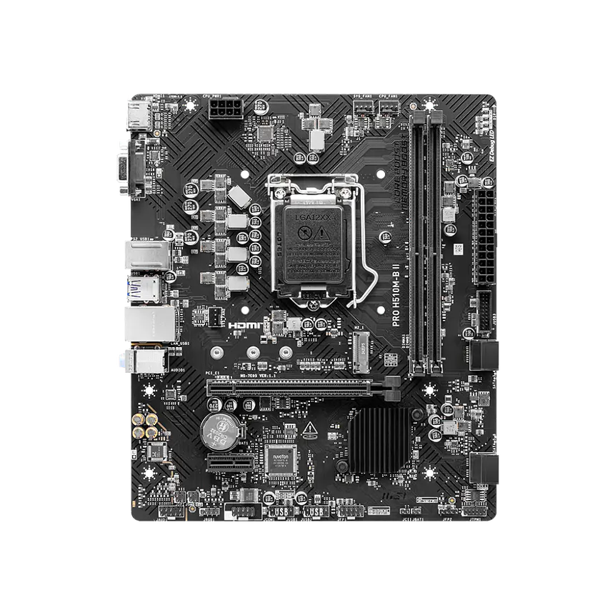 Placa Madre MSI PRO H510M-B II | LGA 1200 DDR4 Micro-ATX 2