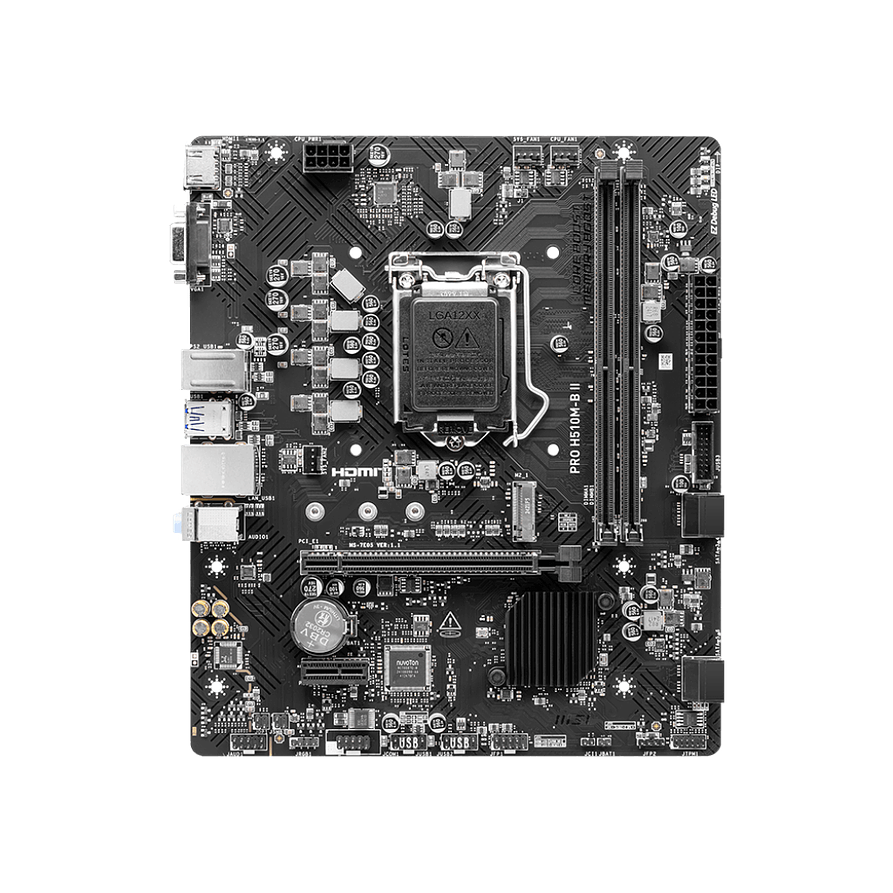 Placa Madre MSI PRO H510M-B II | LGA 1200 DDR4 Micro-ATX 2