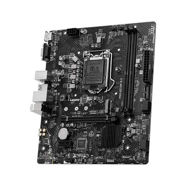 Placa Madre MSI PRO H510M-B II | LGA 1200 DDR4 Micro-ATX 3