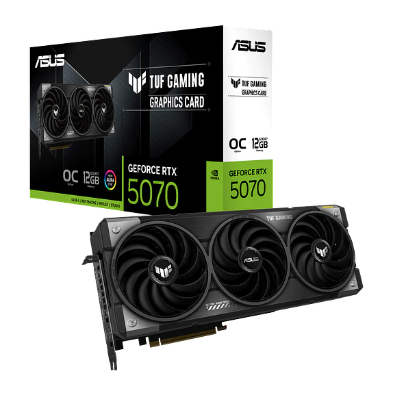 Tarjeta de Video ASUS TUF Gaming NVIDIA GeForce RTX 5070 OC Edition 12GB GDDR7 1