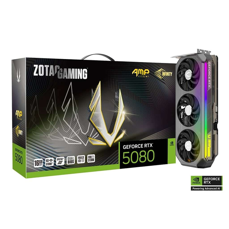 Zotac GAMING GeForce RTX 5080 AMP Extreme INFINITY 16GB GDDR7 1
