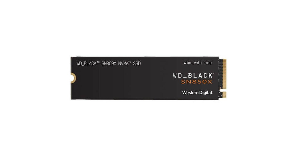 SSD WD Black SN850X 1TB NVMe PCIe 4.0 – 7300MB/s Gaming