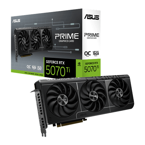 Tarjeta de Video ASUS RTX 5070 Ti OC 16GB GDDR7 | Ray Tracing DLSS 4 1