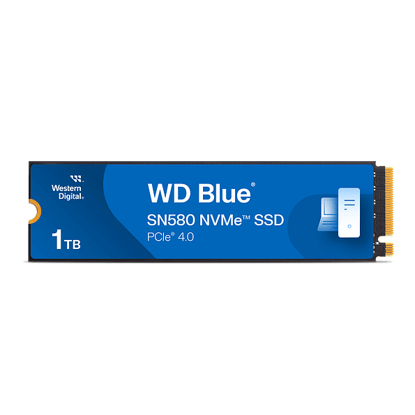 SSD Western Digital Blue SN580 1TB NVMe PCIe 4.0 M.2 4150MB/s 1