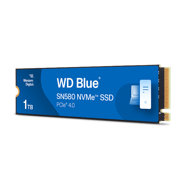 SSD Western Digital Blue SN580 1TB NVMe PCIe 4.0 M.2 4150MB/s 2