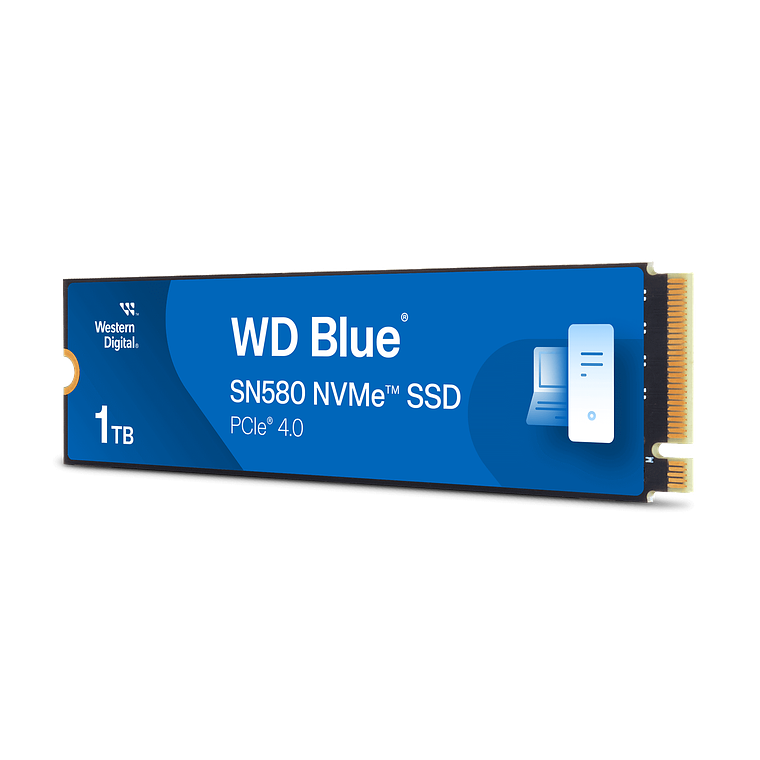 SSD Western Digital Blue SN580 1TB NVMe PCIe 4.0 M.2 4150MB/s 2