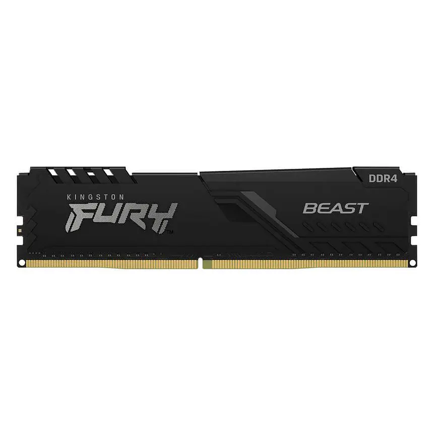 Memoria RAM DDR4 16GB 3600MT/s Kingston Fury Beast Black CL18 DIMM 1.35V 1