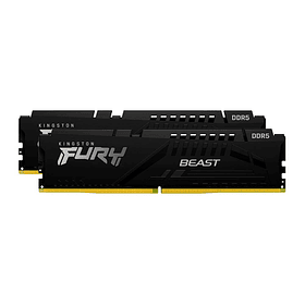 Kit Memoria RAM Kingston FURY Beast 32GB (2x16GB DDR5 6000MHz CL30 XMP)