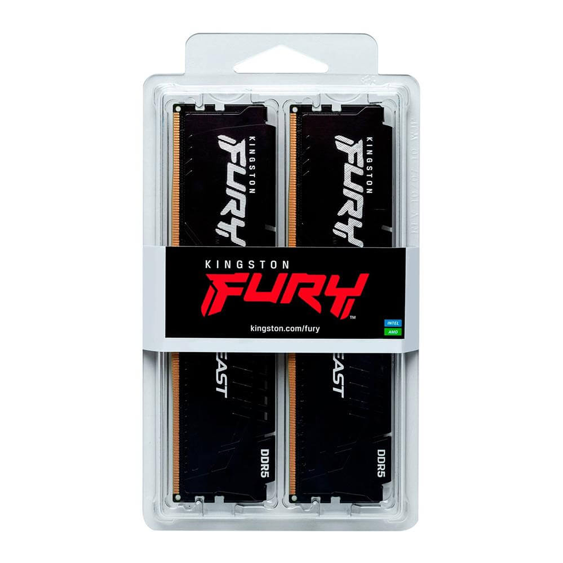 Kit Memoria RAM Kingston FURY Beast 32GB (2x16GB DDR5 6000MHz CL30 XMP) 2