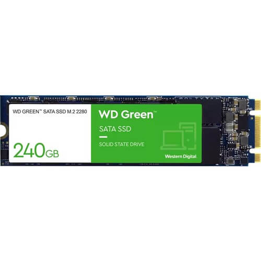 SSD Western Digital Green 240GB M.2 2280 | 545MB/s SATA III 1
