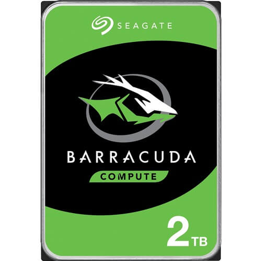 Disco Duro Seagate BarraCuda 2TB 7200RPM SATA 3.5” con 256MB de Caché 1