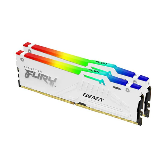 Kingston Fury Beast RGB 32GB (2x16GB) DDR5 6000MHz CL30 White 2