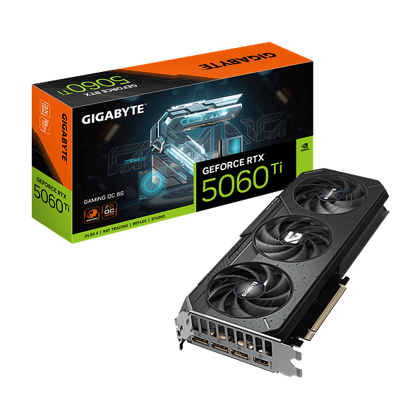 Tarjeta de Video Gigabyte RTX 5060 Ti GAMING OC 8G GDDR7 1