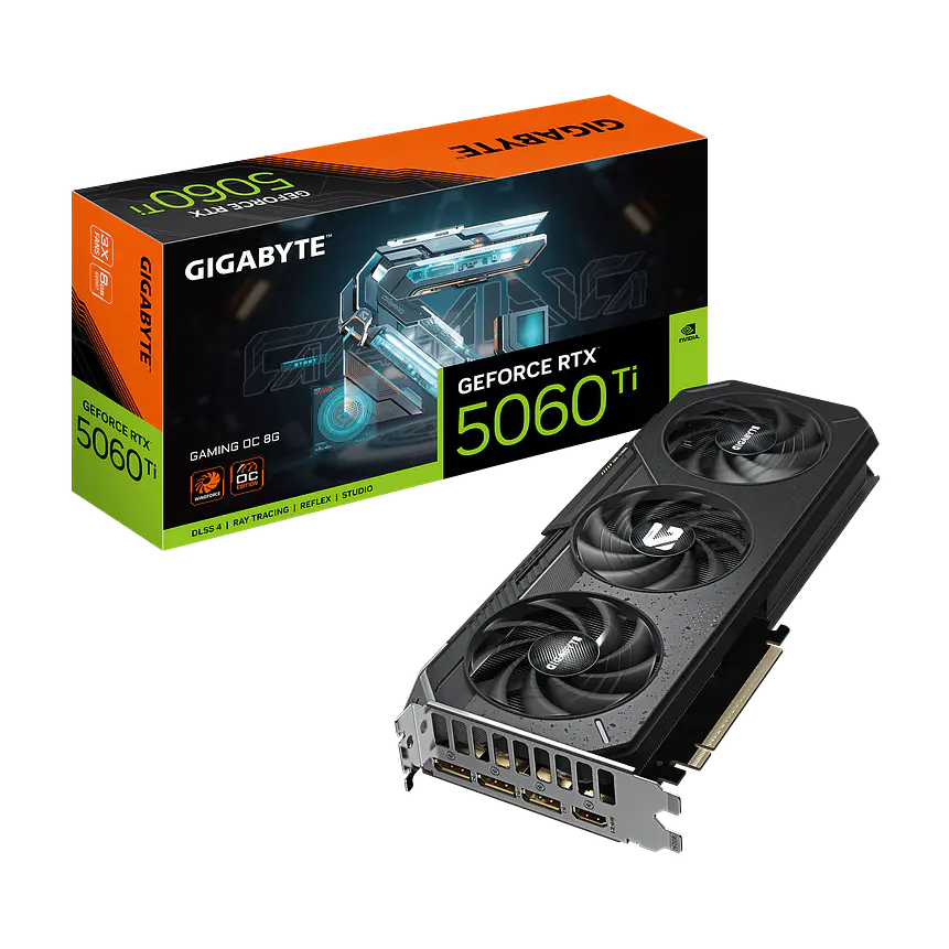 Tarjeta de Video Gigabyte RTX 5060 Ti GAMING OC 8G GDDR7 1