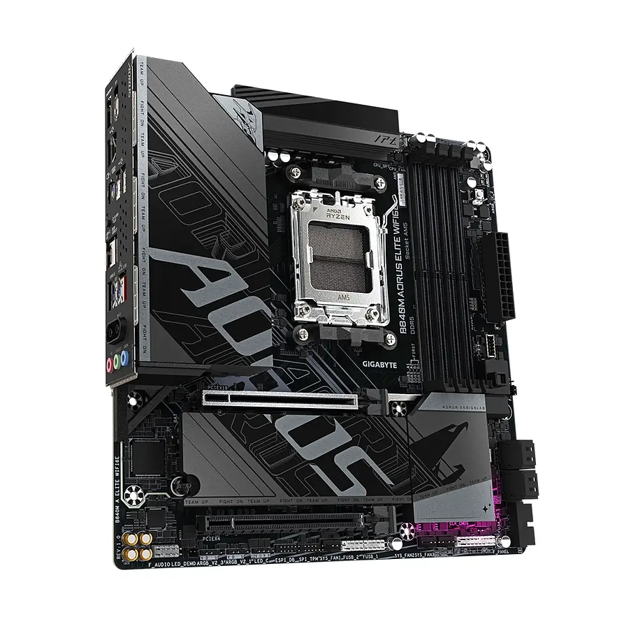 Placa Madre Gigabyte B840M AORUS ELITE WiFi 6E DDR5 AM5 4