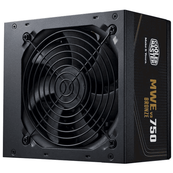 Fuente de Poder Cooler Master 750W MWE V2 80+ Bronze Full Range 