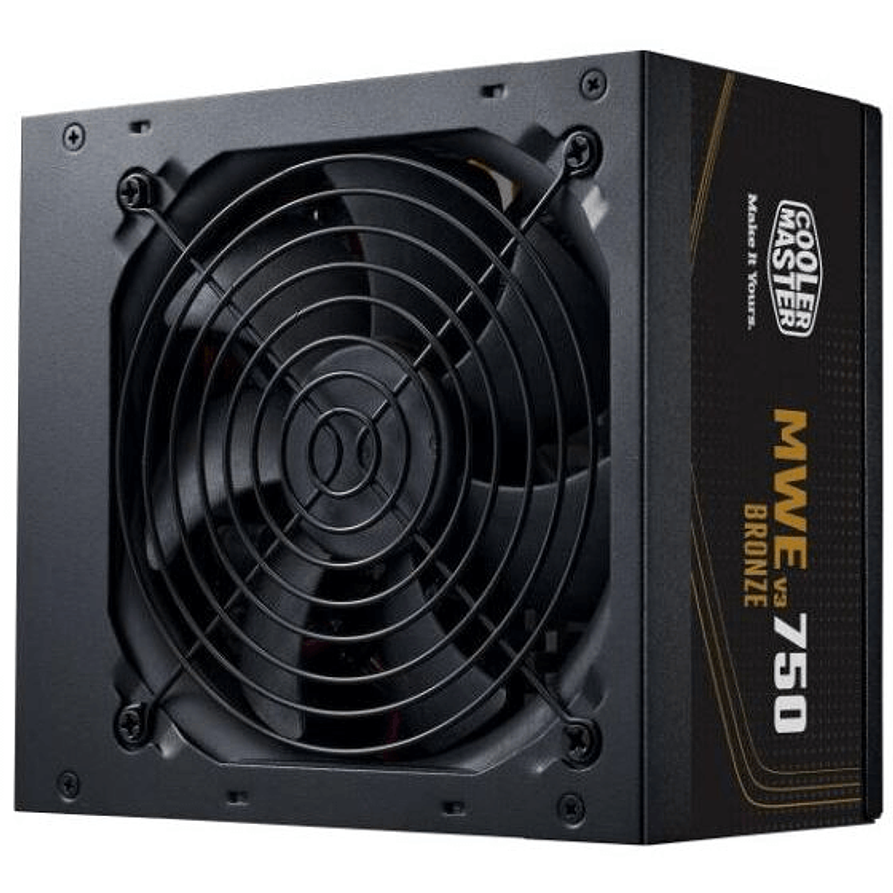 Fuente de Poder Cooler Master 750W MWE V2 80+ Bronze Full Range 1