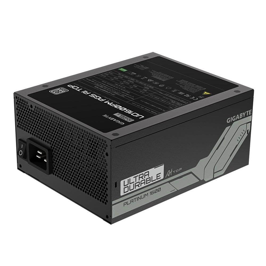 Fuente de Poder Gigabyte UD1600PM PG5 AI TOP 1600W 80+ Platinum ATX 3.1 Modular 3