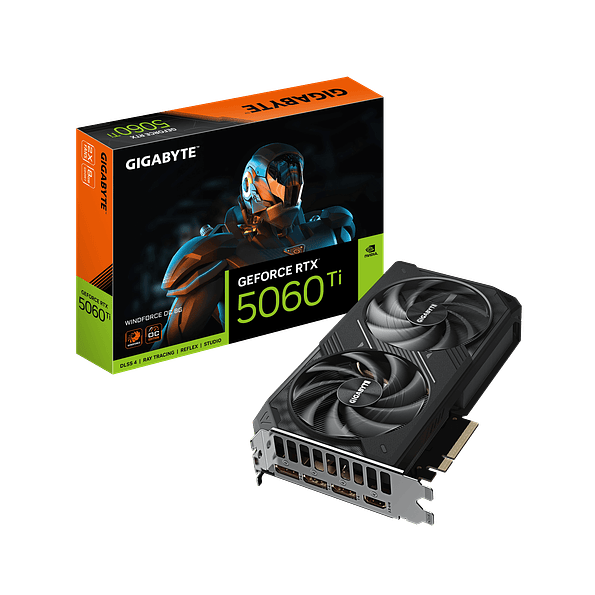 Tarjeta de Video Gigabyte GeForce RTX 5060 Ti WINDFORCE OC 8G GDDR7 1