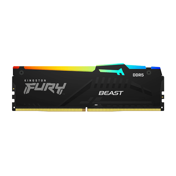 Memoria RAM DDR5 Kingston FURY Beast RGB 16GB 5600MHz CL36 1