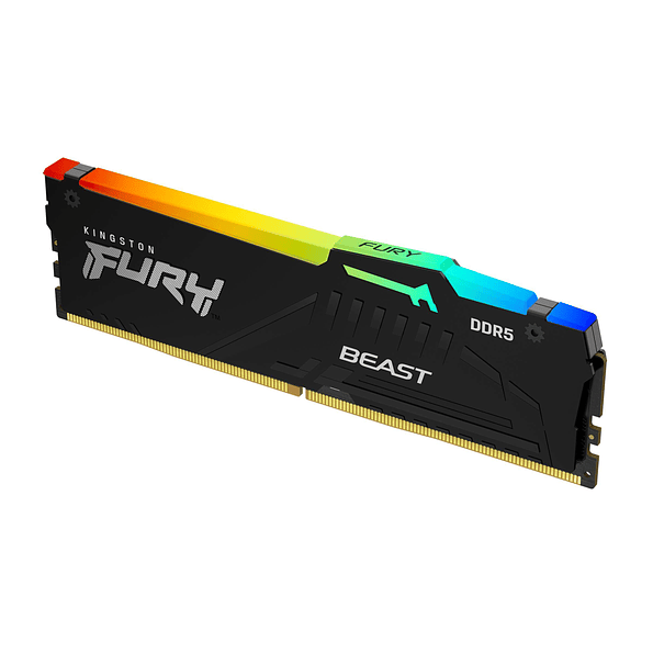 Memoria RAM DDR5 Kingston FURY Beast RGB 16GB 5600MHz CL36 2