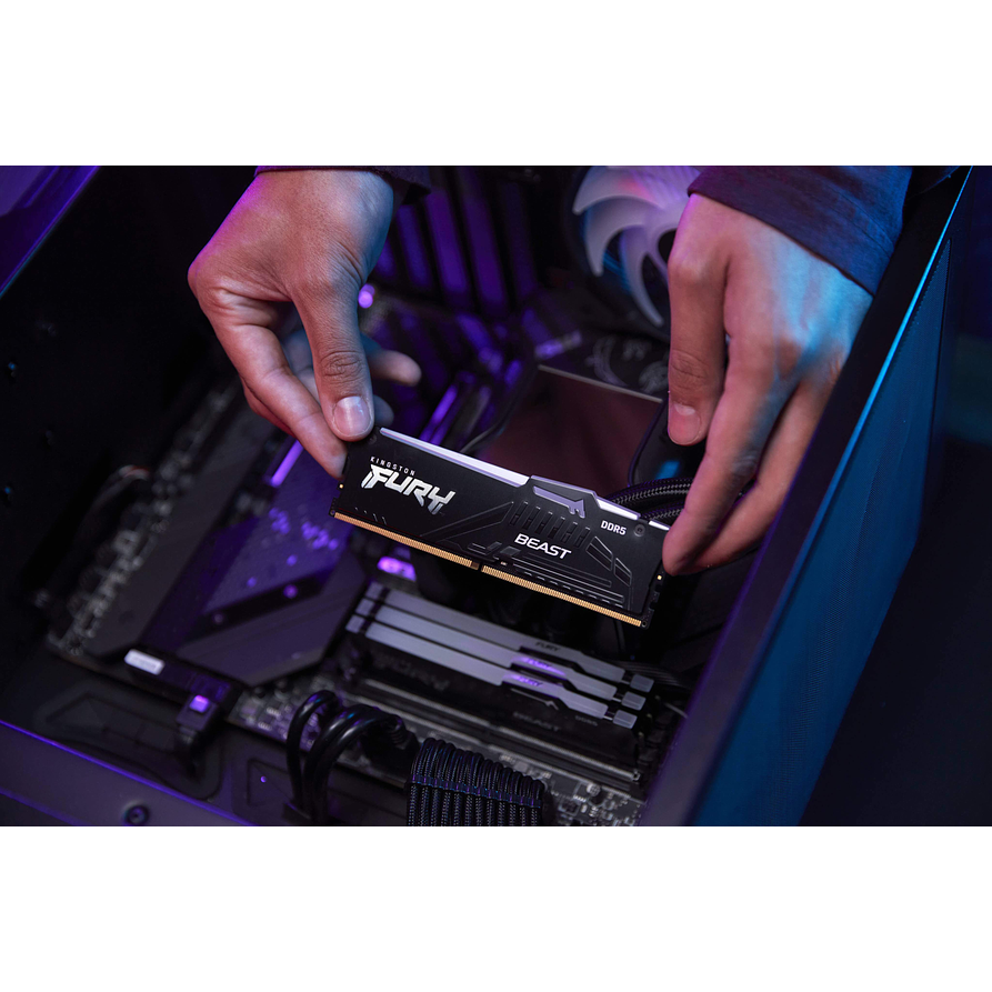 Memoria RAM DDR5 Kingston FURY Beast RGB 16GB 5600MHz CL36 4