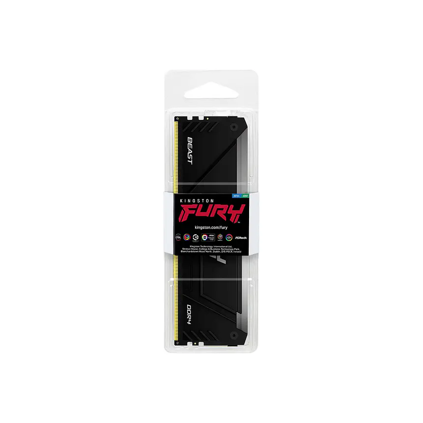 Memoria RAM Kingston Fury Beast RGB 8GB DDR4 3200MHz CL16 DIMM 3