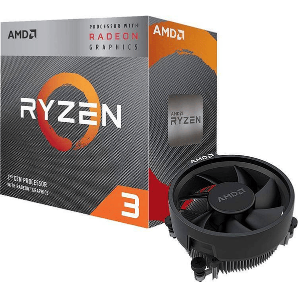 Procesador AMD Ryzen 3 3200G 4.0GHz con Gráficos Radeon Vega 8 AM4 1