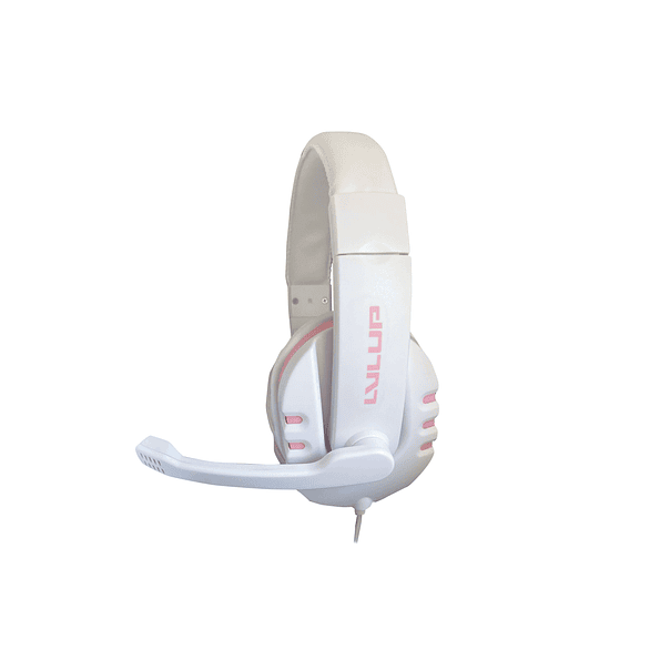 Kit Gamer Rosado LvlUp LU745 con Teclado, Mouse y Audífonos LED USB 3